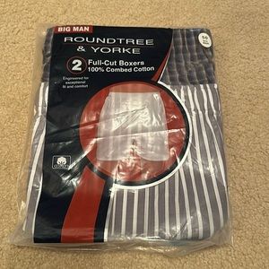 Roundtree & Yorke Boxers 2 pair in pack